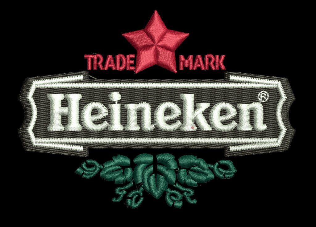 Heineken borduring