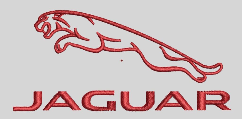 Jaguar borduring