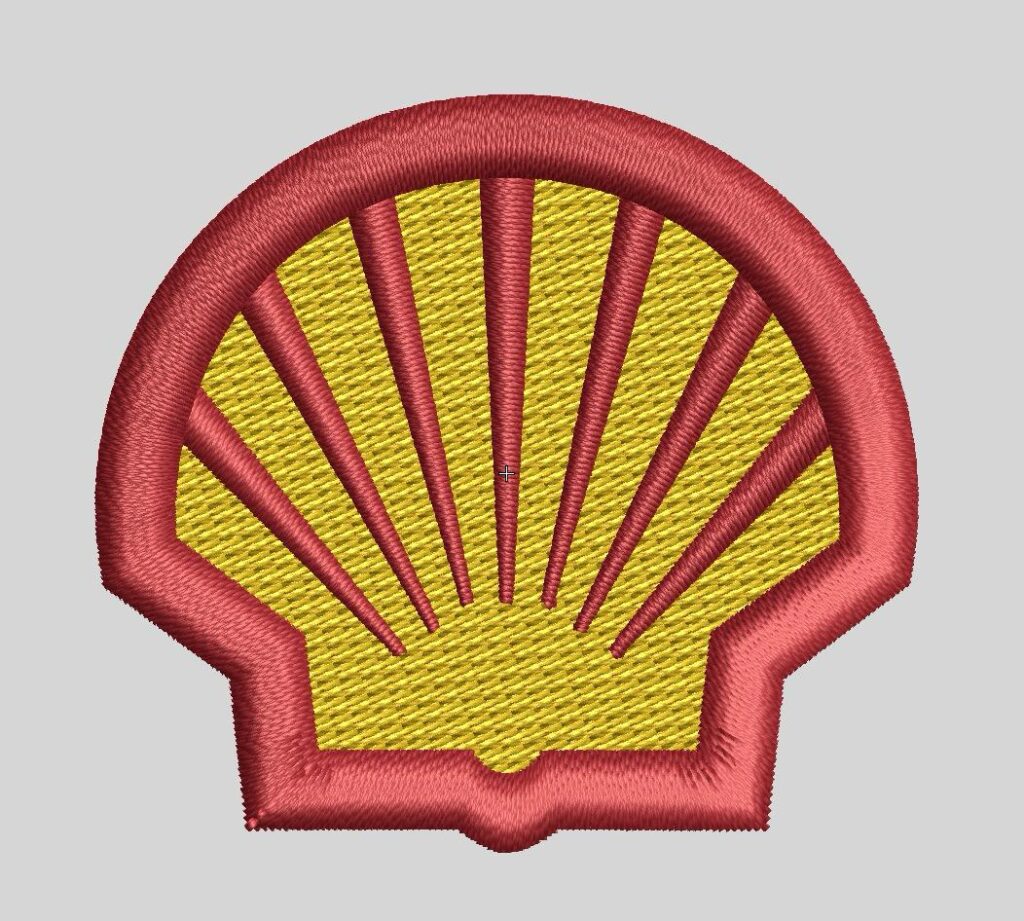 Shell borduring